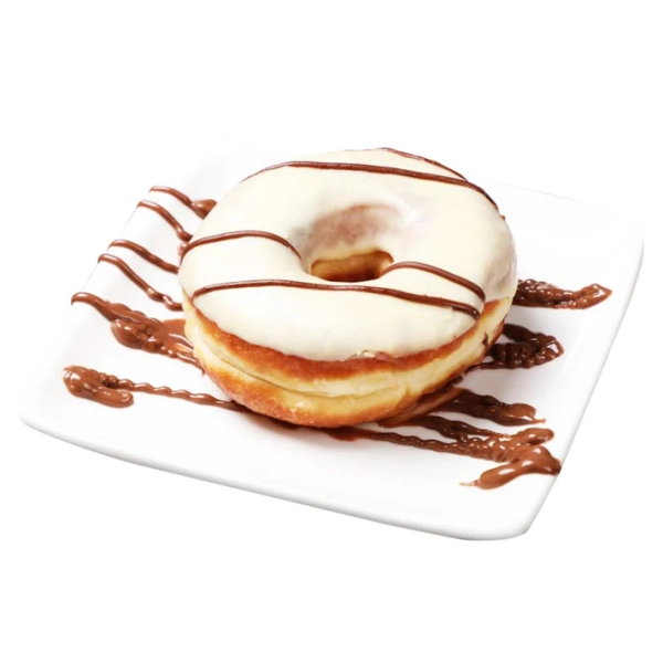 Beyaz Çikolatalı Donut